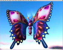 The blue butterfly [6 April 2006, 21:32]