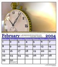 The calendar texture