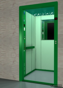 Green painted iron sheet