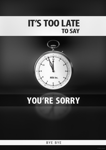 It is too late [center]