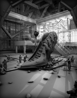 liberalizee final clay render with post-processing effects