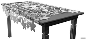Macramé: relaxed on the table