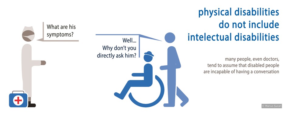 Physical disabilities are not intellectual disabilities