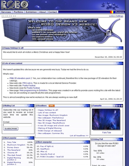 ROBO Design v3 - first page