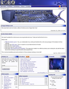 ROBO Design v3 - front page
