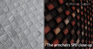 Armchairs brown couverture shader with SPD enabled