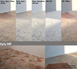 Carpet: comparative preview renders