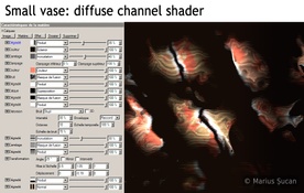 Small vase: the diffuse channel shader