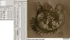 Third armchairs base channels shaders
