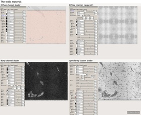 The walls' channel shaders