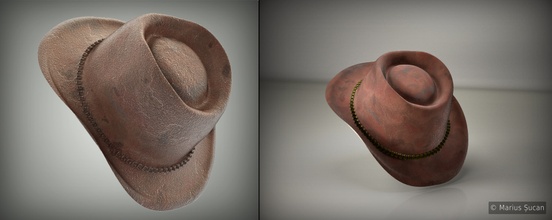 The hat: final render