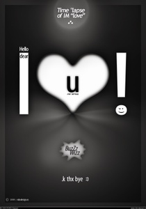 Time lapse of IM love [B/W]