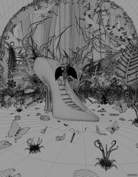 VisuAlizée - final OpenGL wireframe [3 May 2007, 22:22]